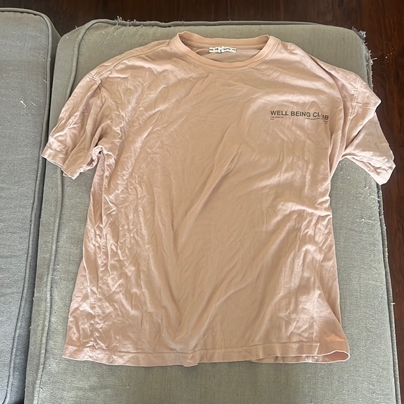 WellBeing + BeingWell Wilder Oversized Tee Camel Brown XS - Picture 2 of 5